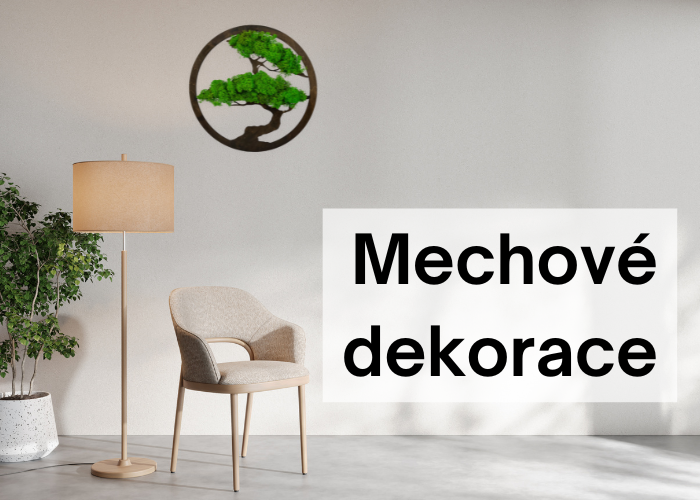 Mechové dekorace